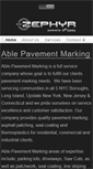 Mobile Screenshot of ablepavementmarking.com